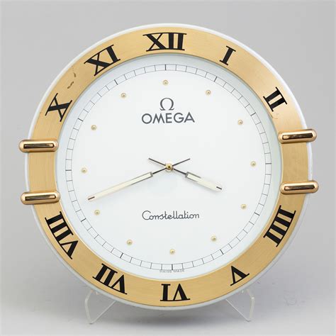 omega constellation wall clock price|lal omega wall watch.